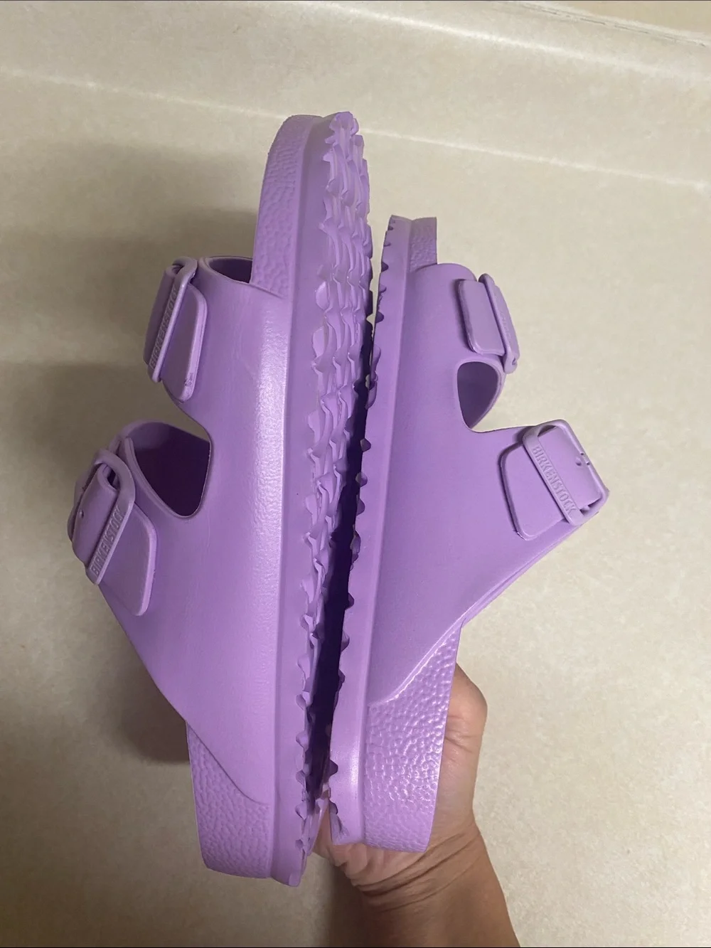 Birkenstock women’s Arizona sandals purple - Picture 7 of 7